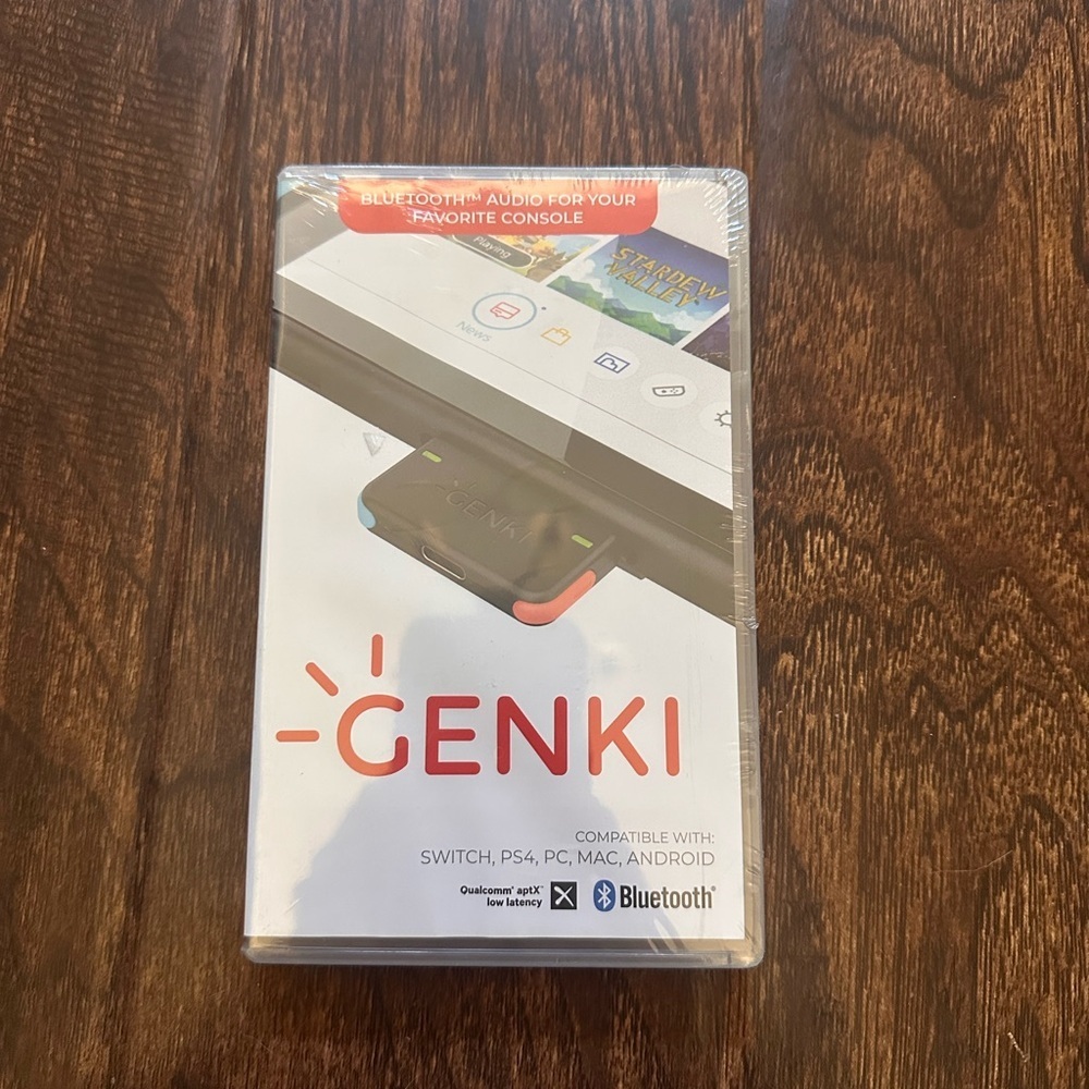 NEW‎ SEALED GENKI Bluetooth Audio Adapter for Nintendo Switch/PS4/PC/MAC/ANDROID